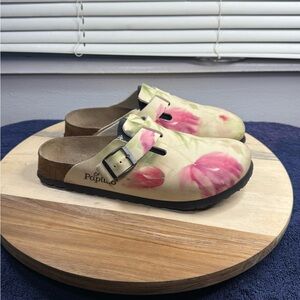 Papillio By Birkenstock- Pink and Cream (Women’s 7)